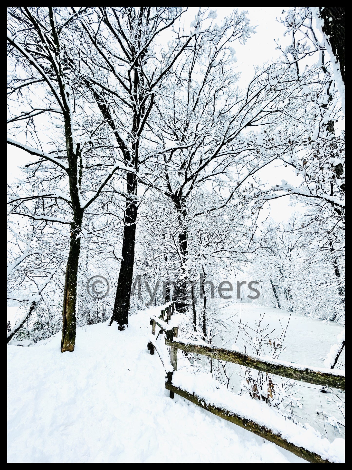 Steps on the Snow